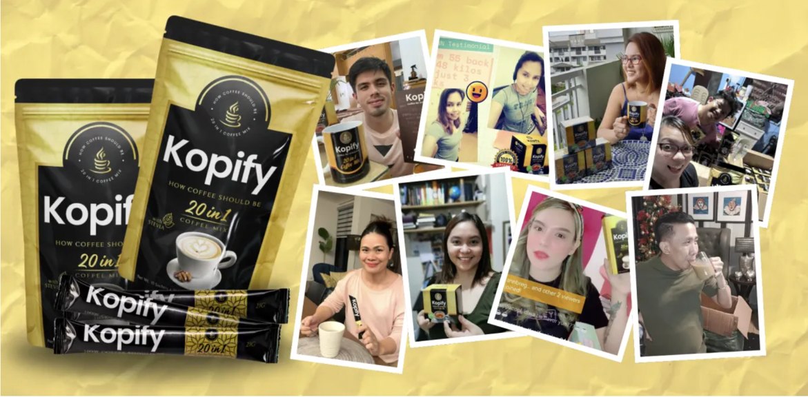 Kopify customers sharing their orders and testimonials